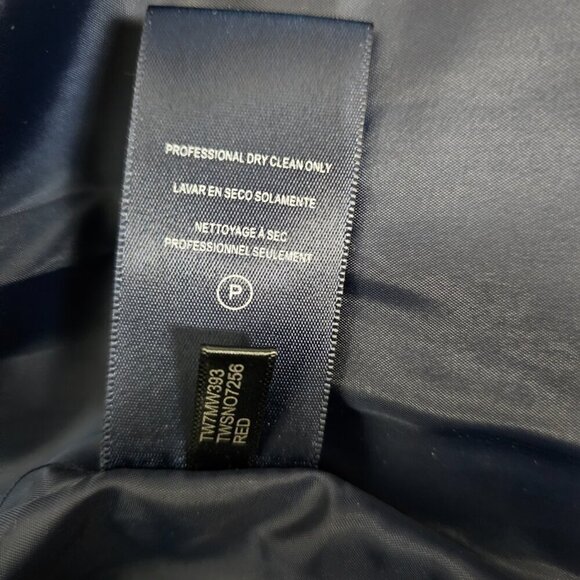 Tommy Hilfiger Hooded Duffel Red Toggle Walking Coat - Picture 14 of 14